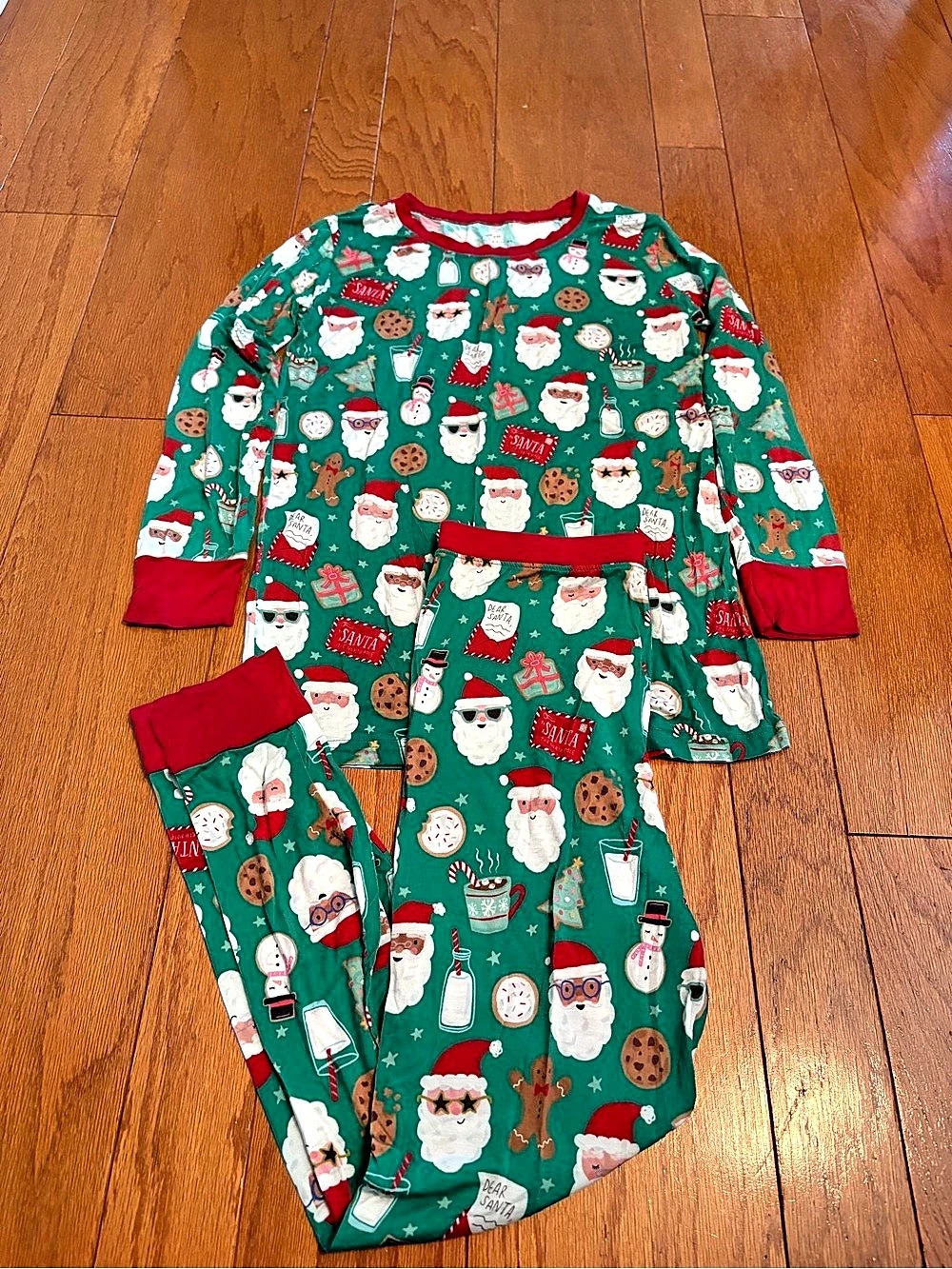 Little Sleepies Christmas Bamboo Pajama Set Size 16